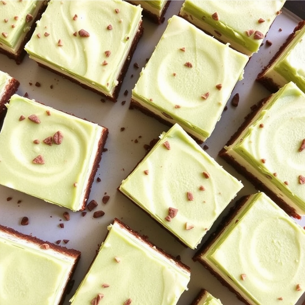 Matcha and White Chocolate Tiramisu Cheesecake Bars