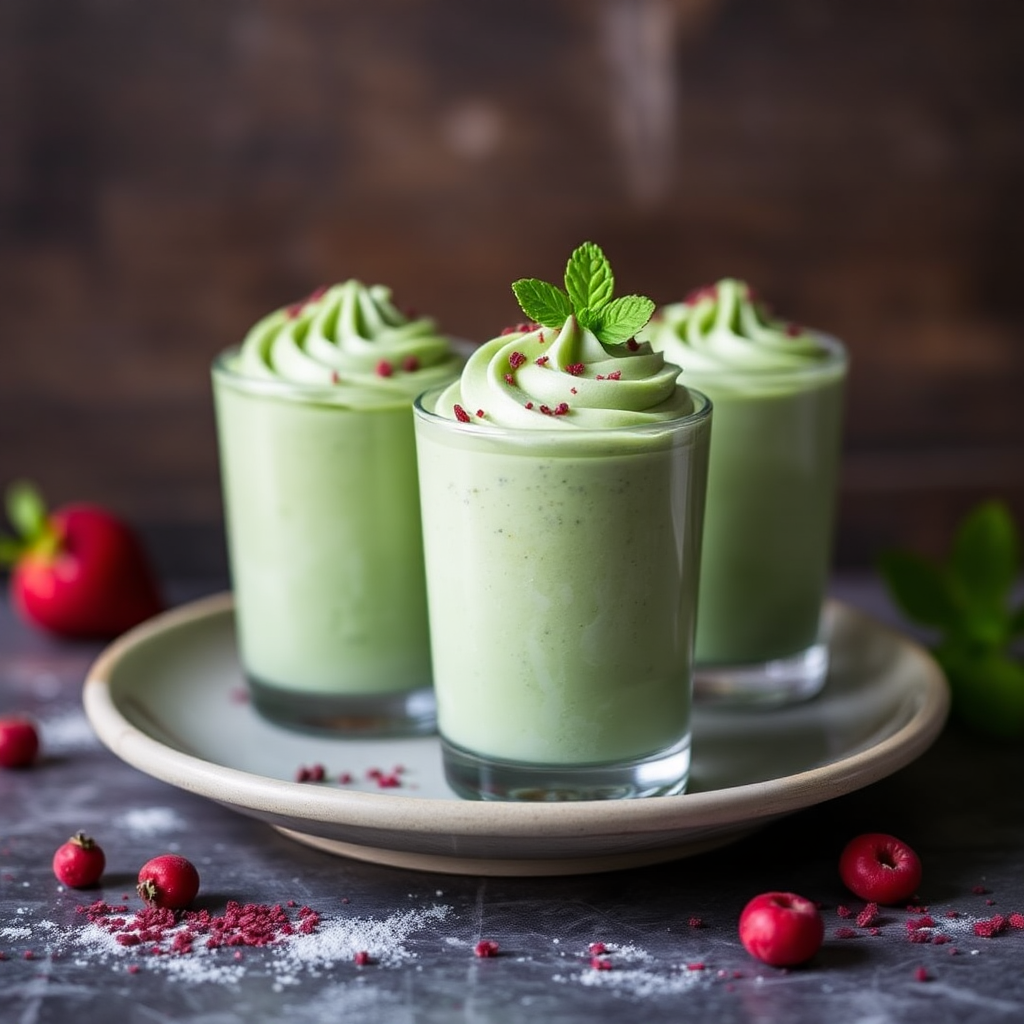 Minty Matcha Madness Mousse