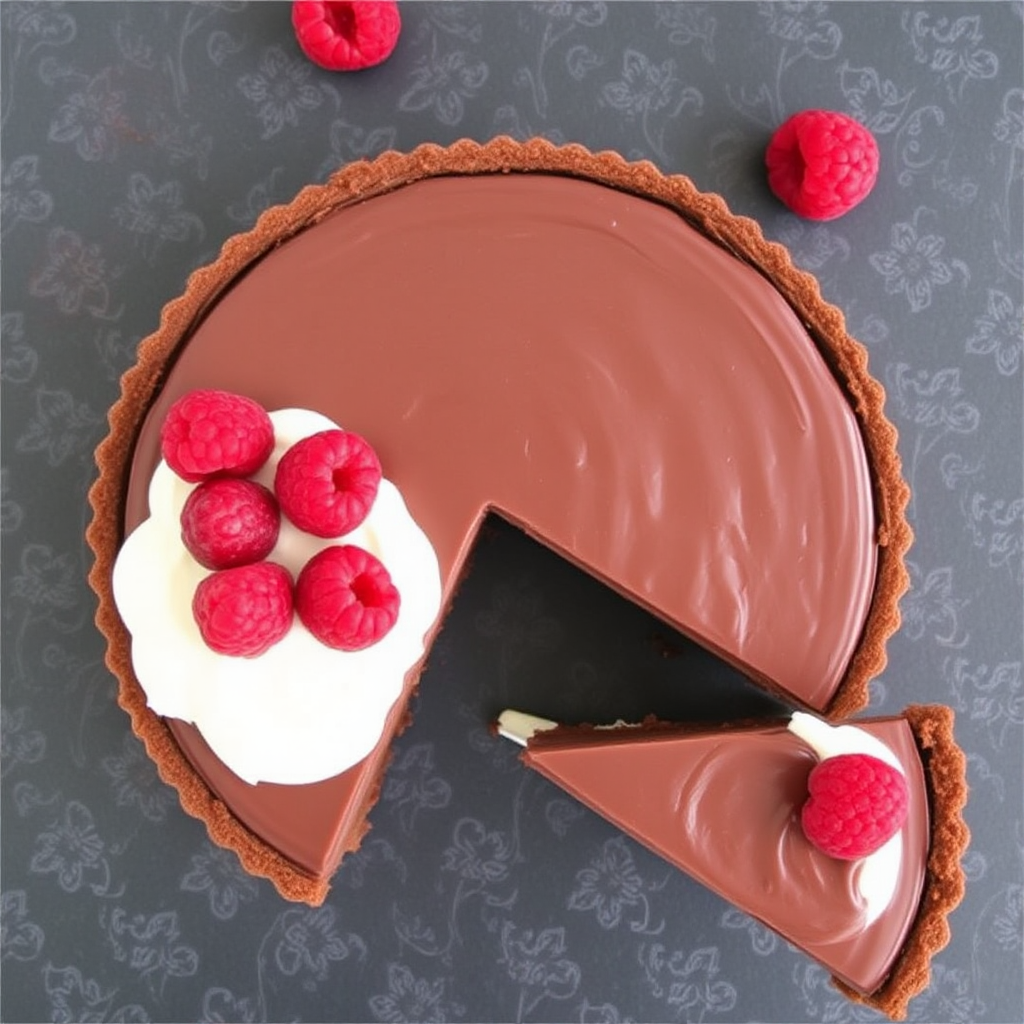 Raspberry Chocolate Tart