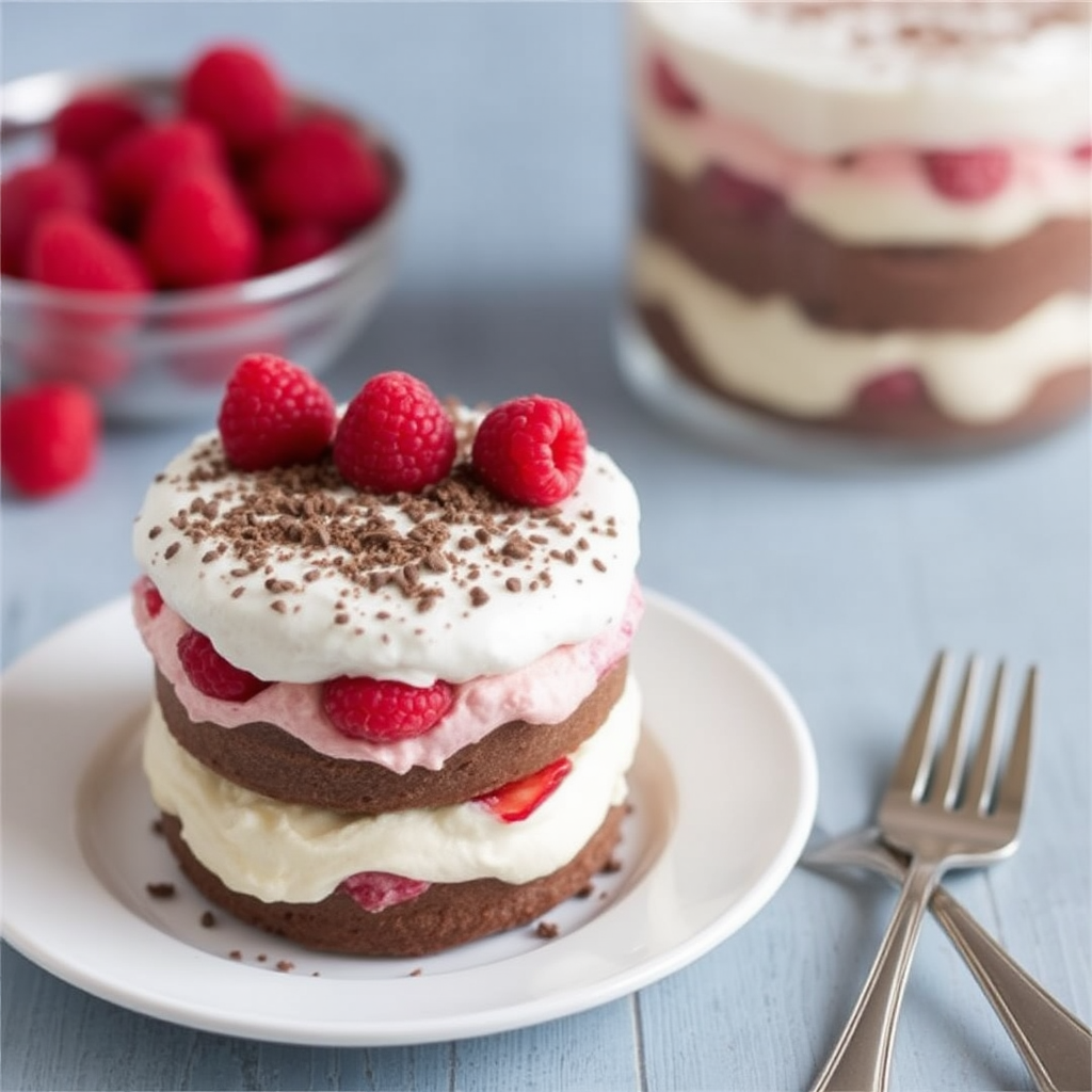 Raspberry Chocolate Tiramisu