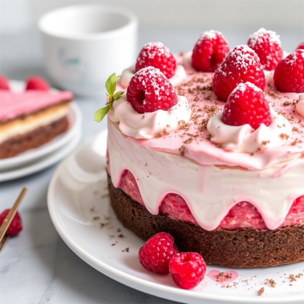 Raspberry Chocolate Tres Leches Cake