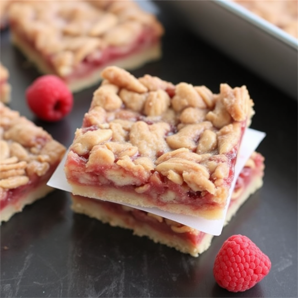 Raspberry Pecan Pie Bars