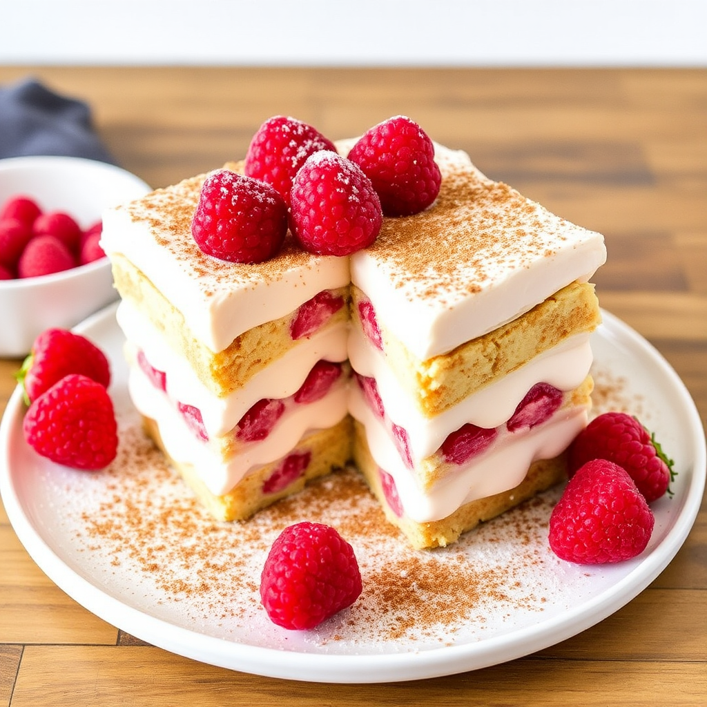 Raspberry and White Chocolate Tiramisu