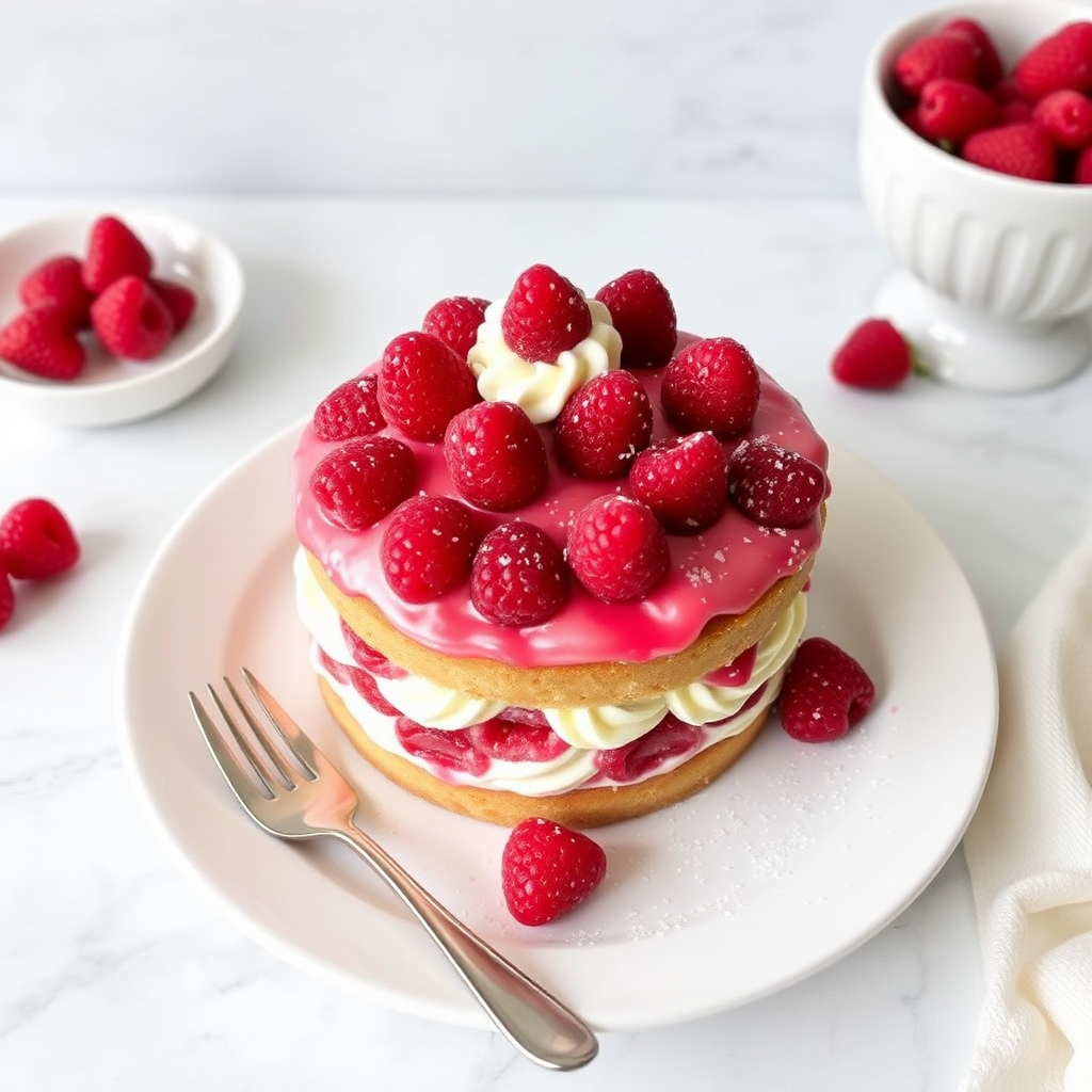 Raspberry and White Chocolate Tres Leches Cake