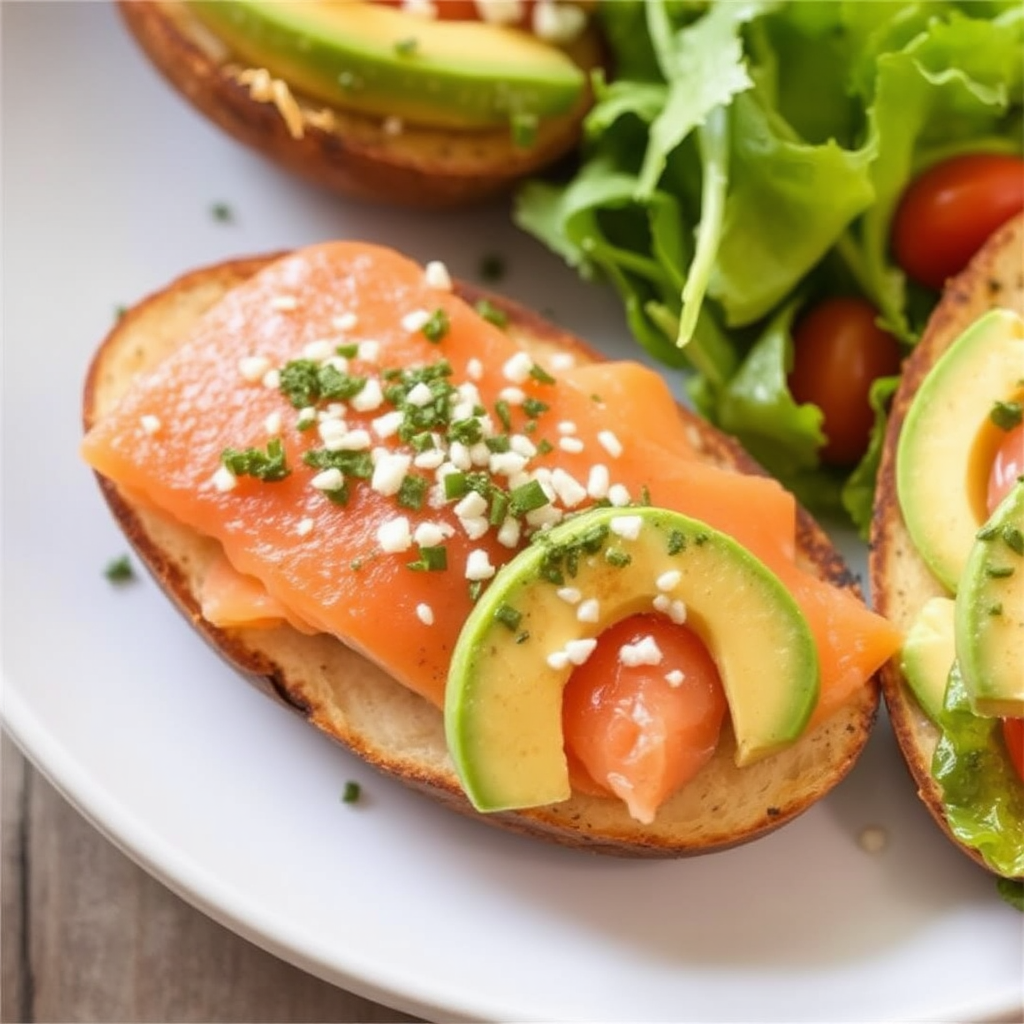 Smoky Salmon & Avocado Boats