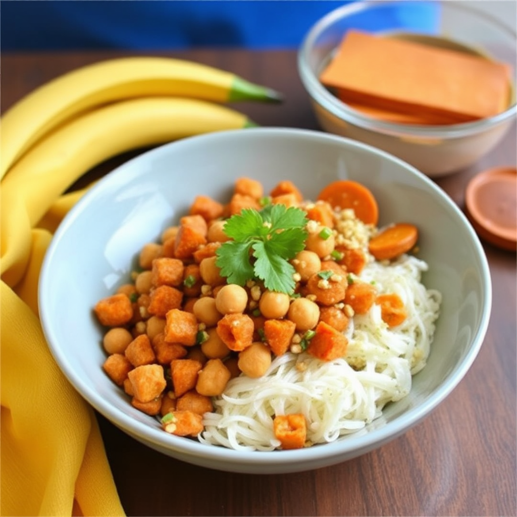 Spiced Chickpea and Sweet Potato Buddha Bowls