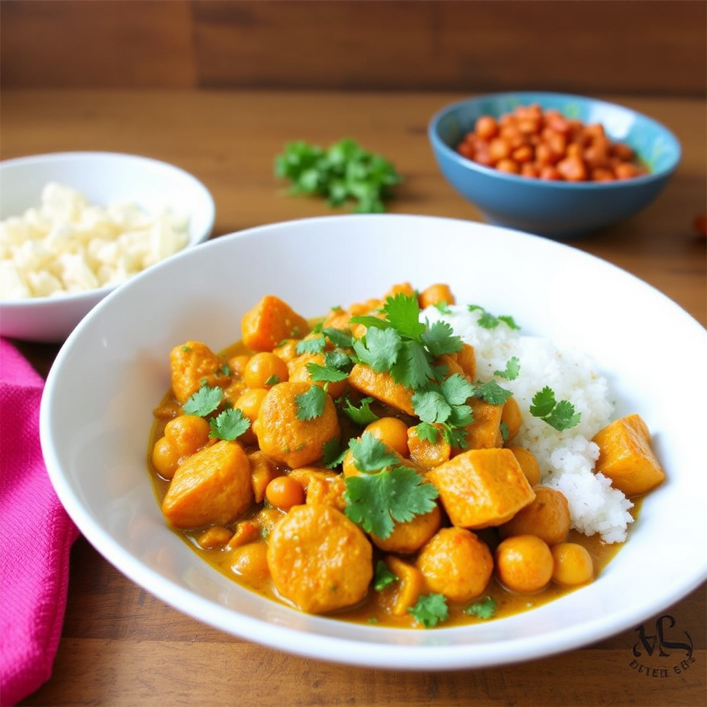 Spiced Chickpea and Sweet Potato Curry