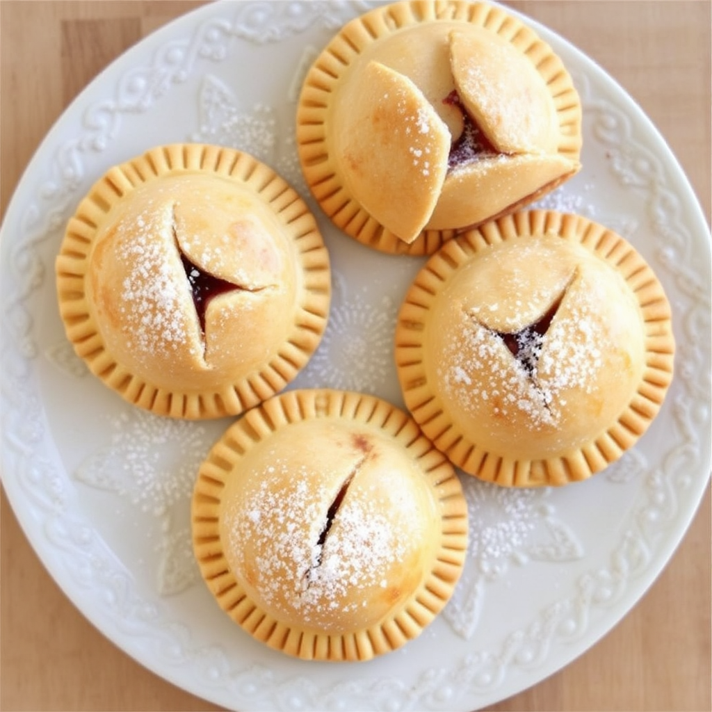 Spiced Pear and Cranberry Hand Pies