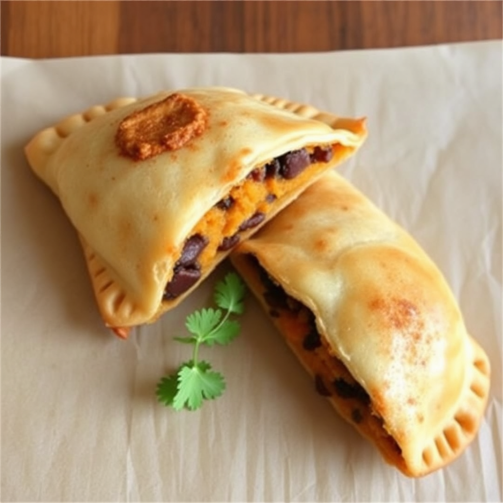 Spiced Pumpkin & Black Bean Empanadas