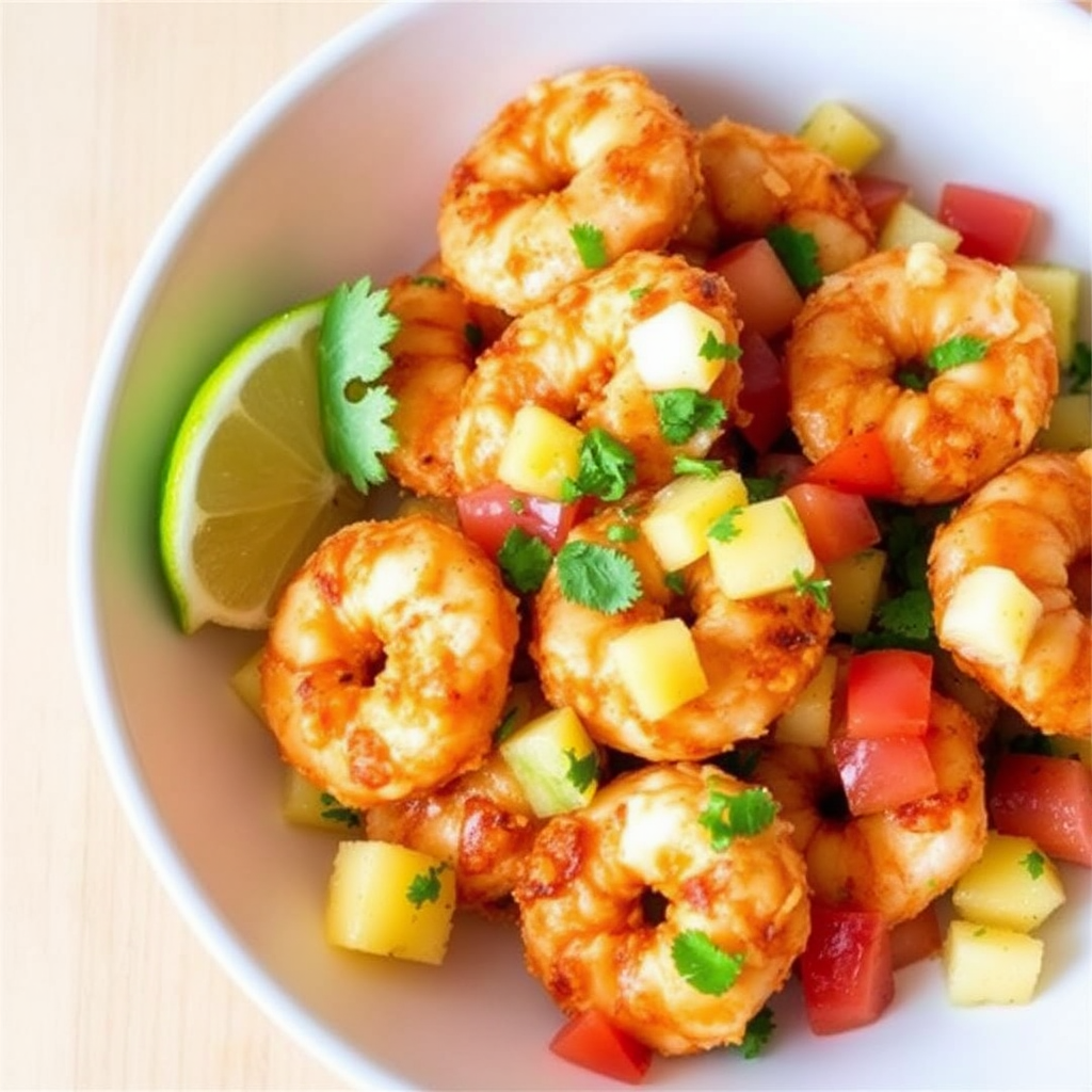 Spicy Coconut Shrimp with Pineapple Salsa