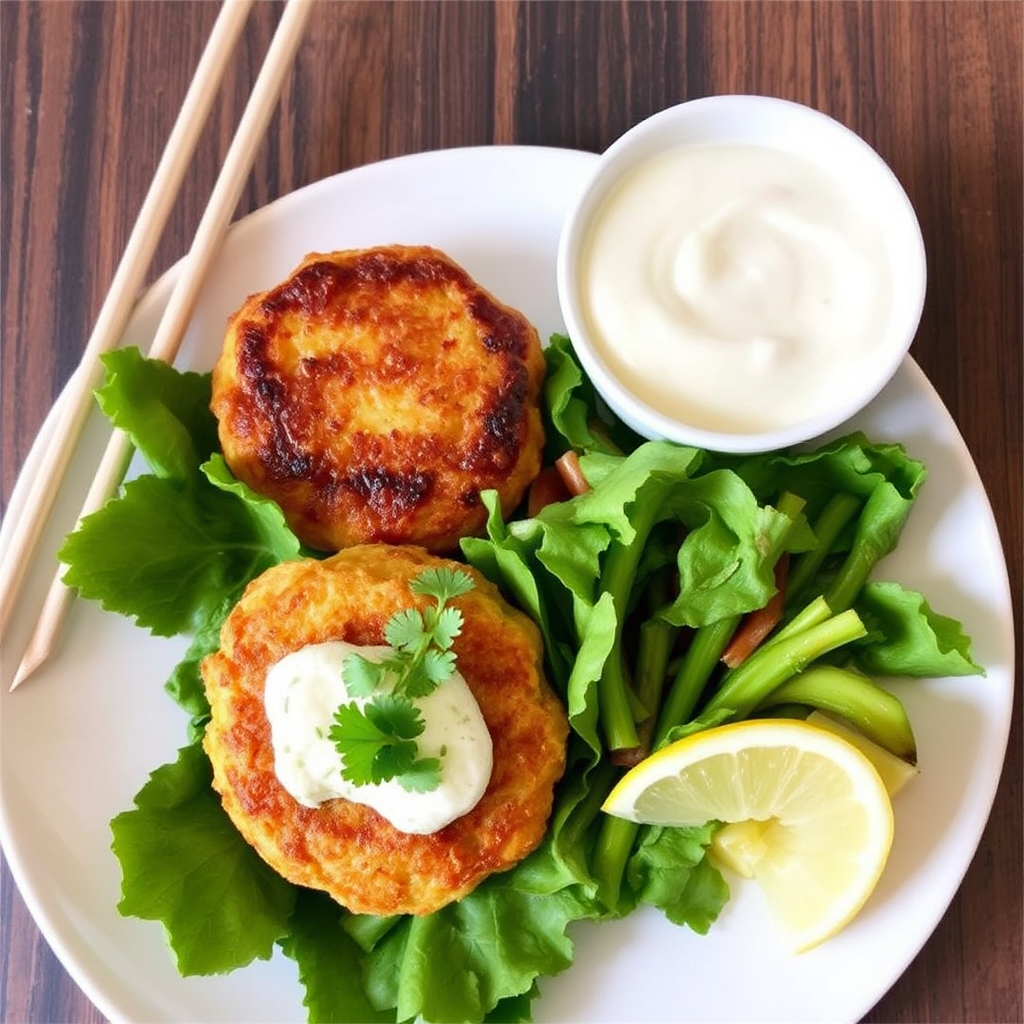 Spicy Pineapple and Shrimp Cakes