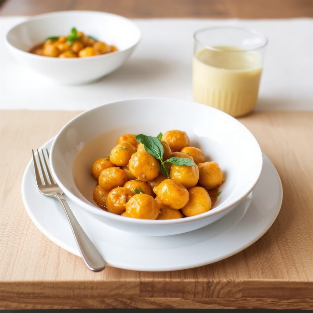 Spicy Pumpkin Gnocchi with Brown Butter Sage Sauce