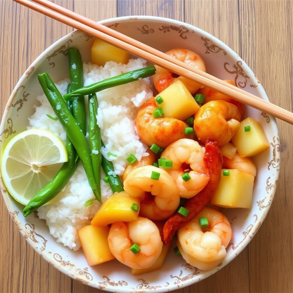 Spicy Shrimp and Pineapple Stir-Fry