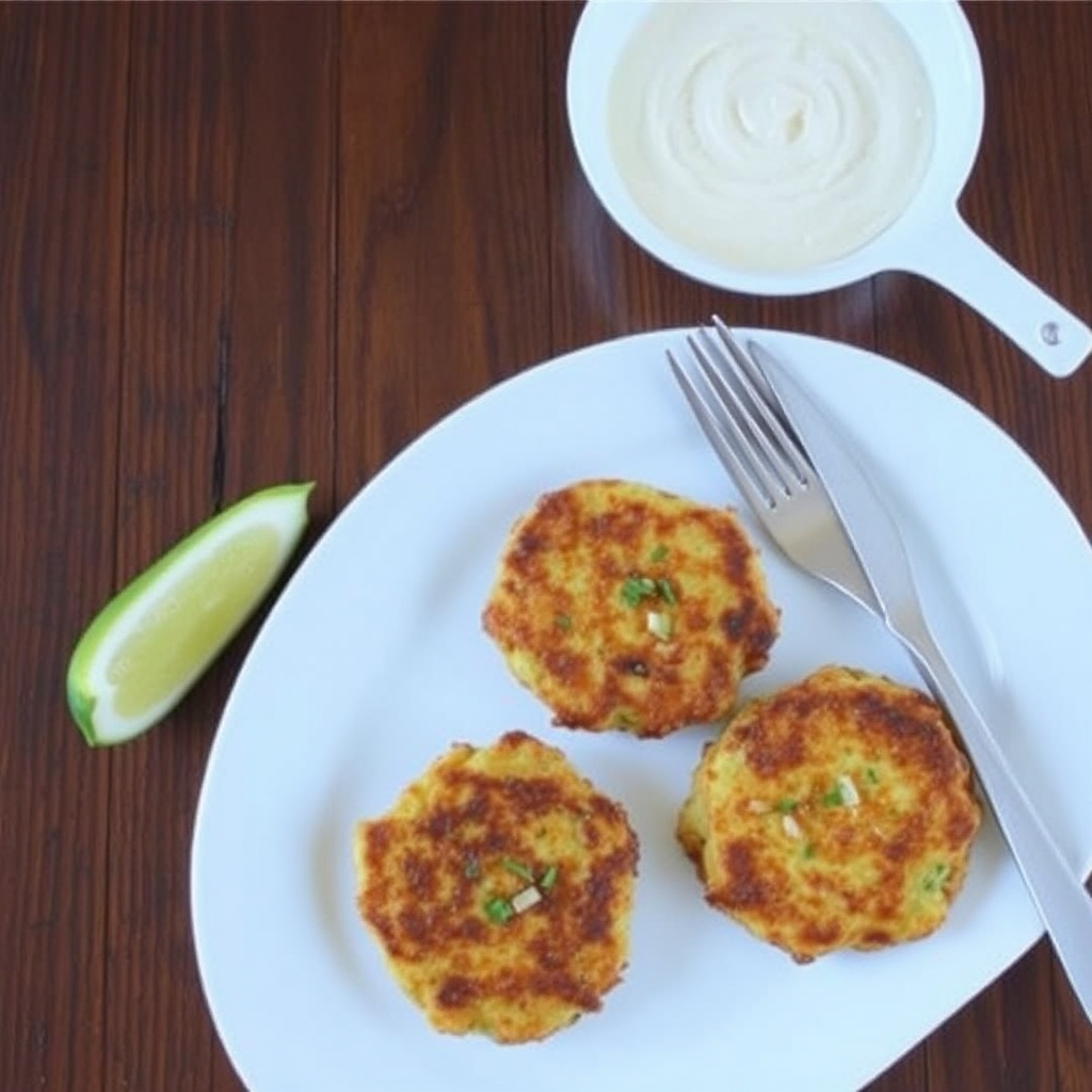 Spicy Zucchini and Chicken Fritters