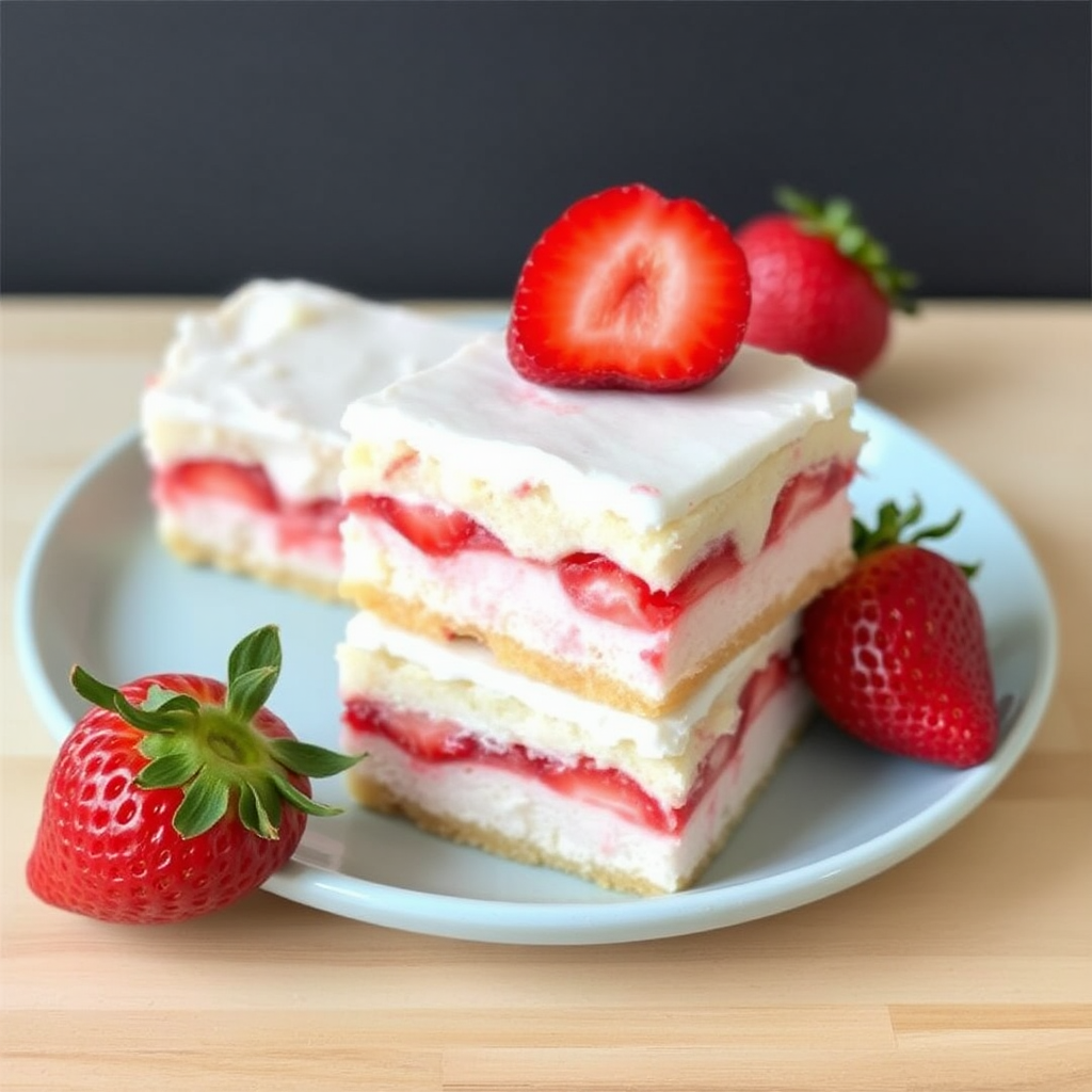 Strawberry Shortcake Bars