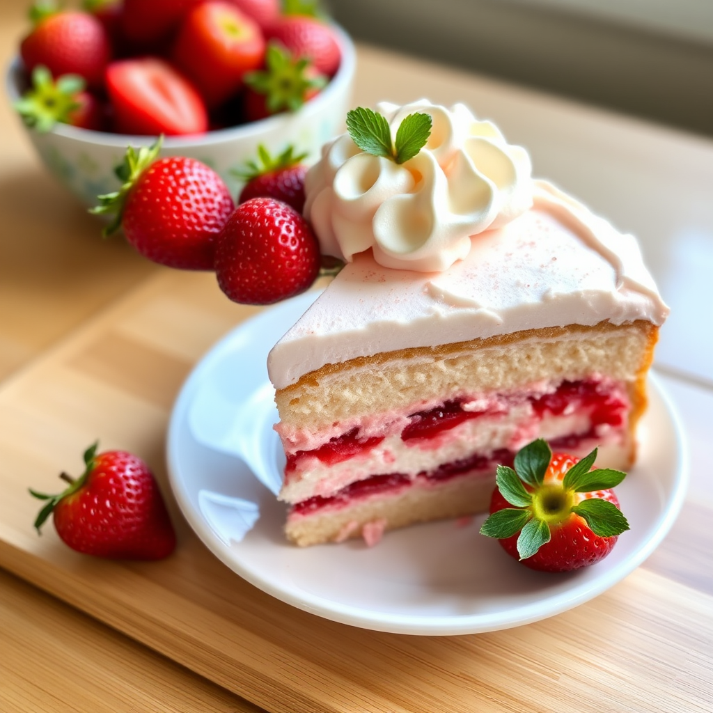 Strawberry Shortcake Cake