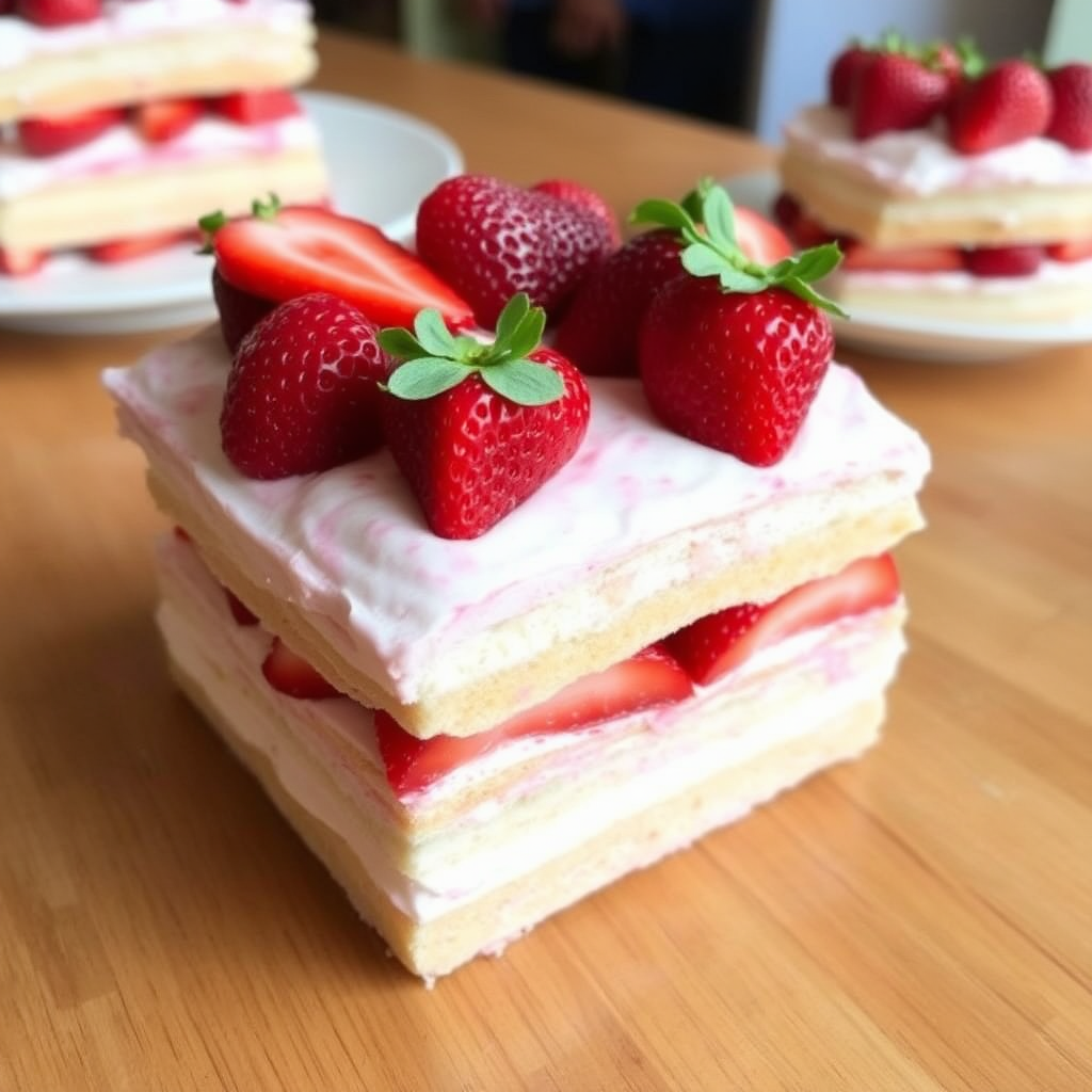 Strawberry Shortcake Mille-Feuille