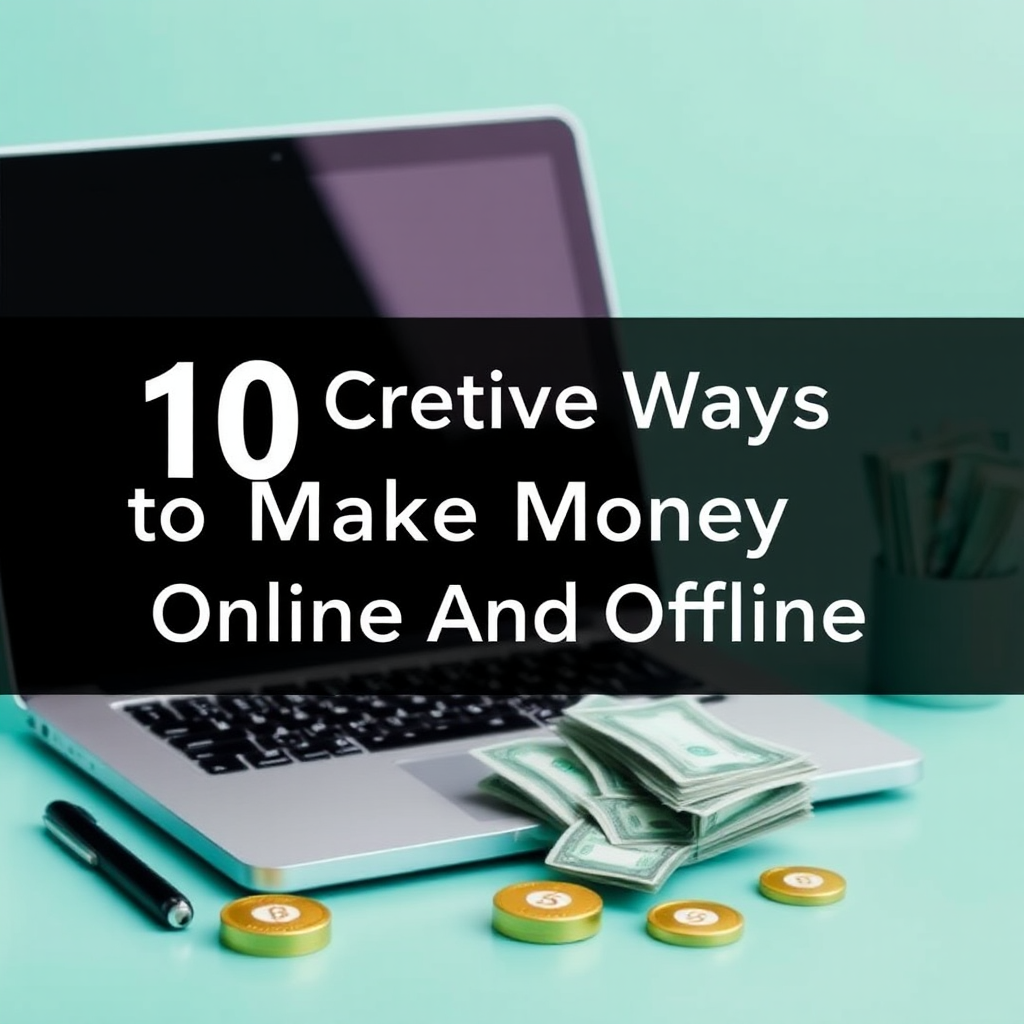 10 Creative Ways to Make Money Online (And Offline)