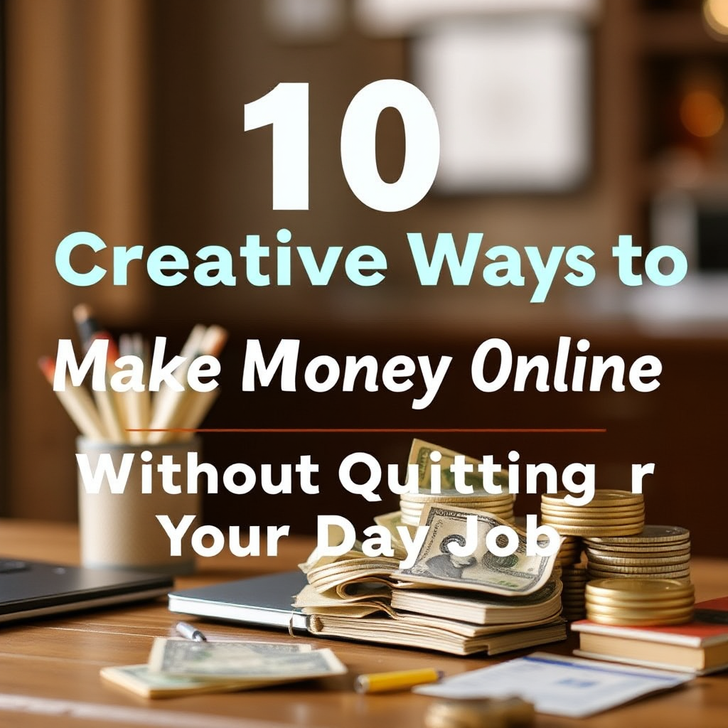 10 Creative Ways to Make Money Online Without Quitting Your Day Job