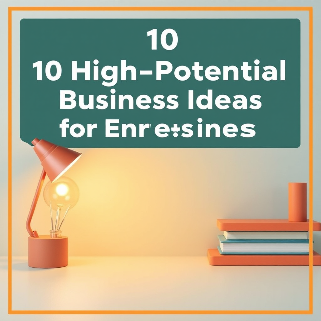 10 High-Potential Business Ideas for Entrepreneurs to Explore