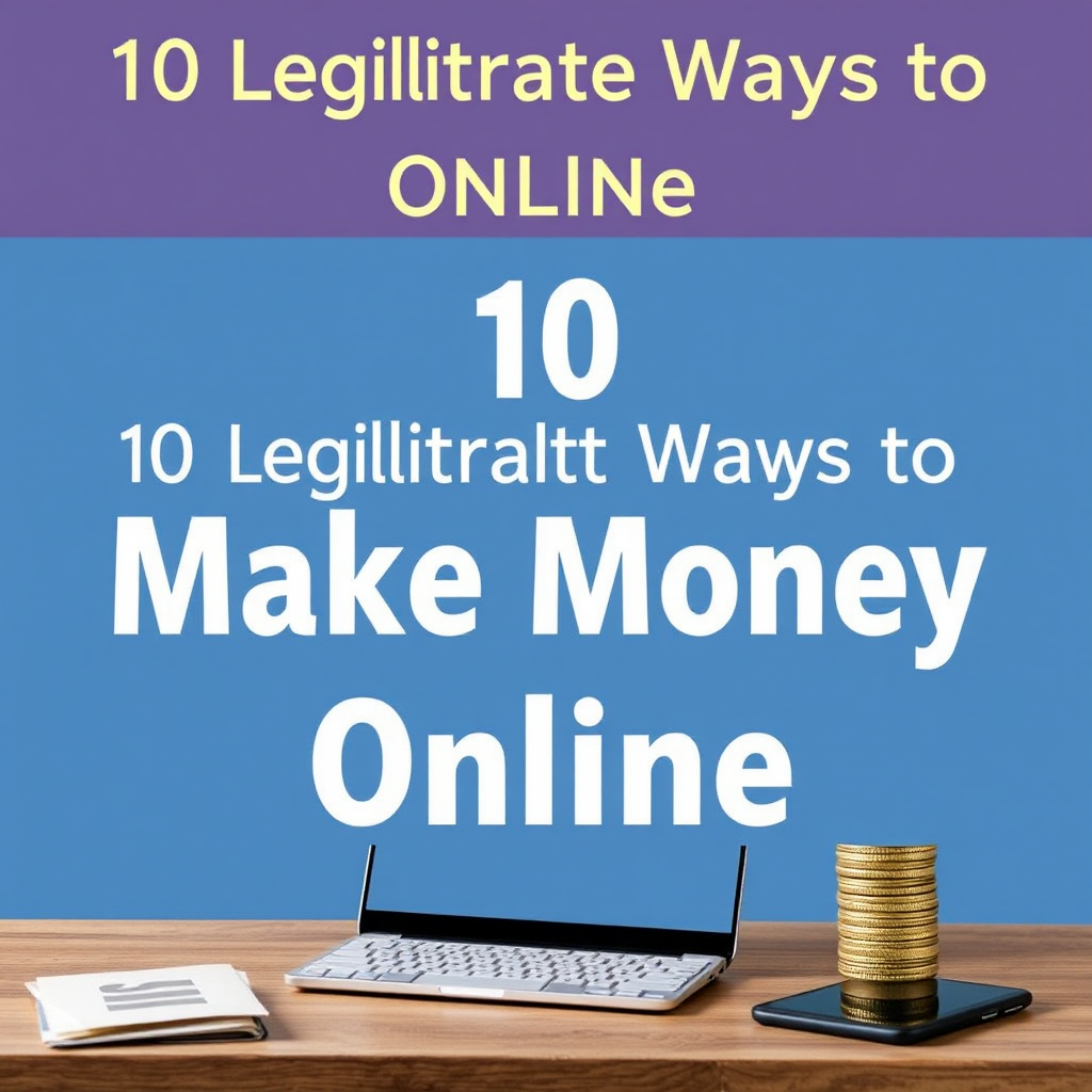 10 Legitimate Ways to Make Money Online