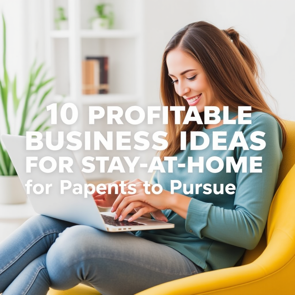 10 Profitable Business Ideas for Stay-at-Home Parents to Pursue