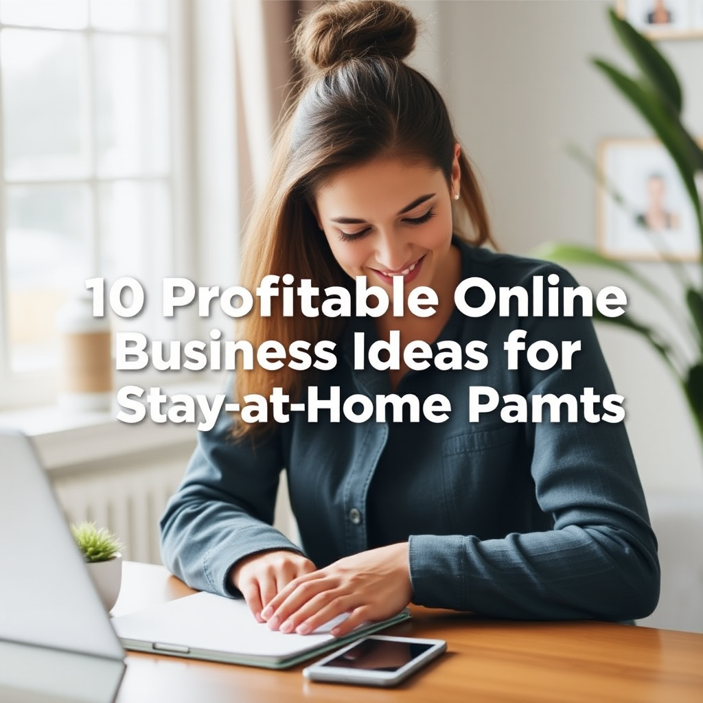 10 Profitable Online Business Ideas for Stay-at-Home Parents