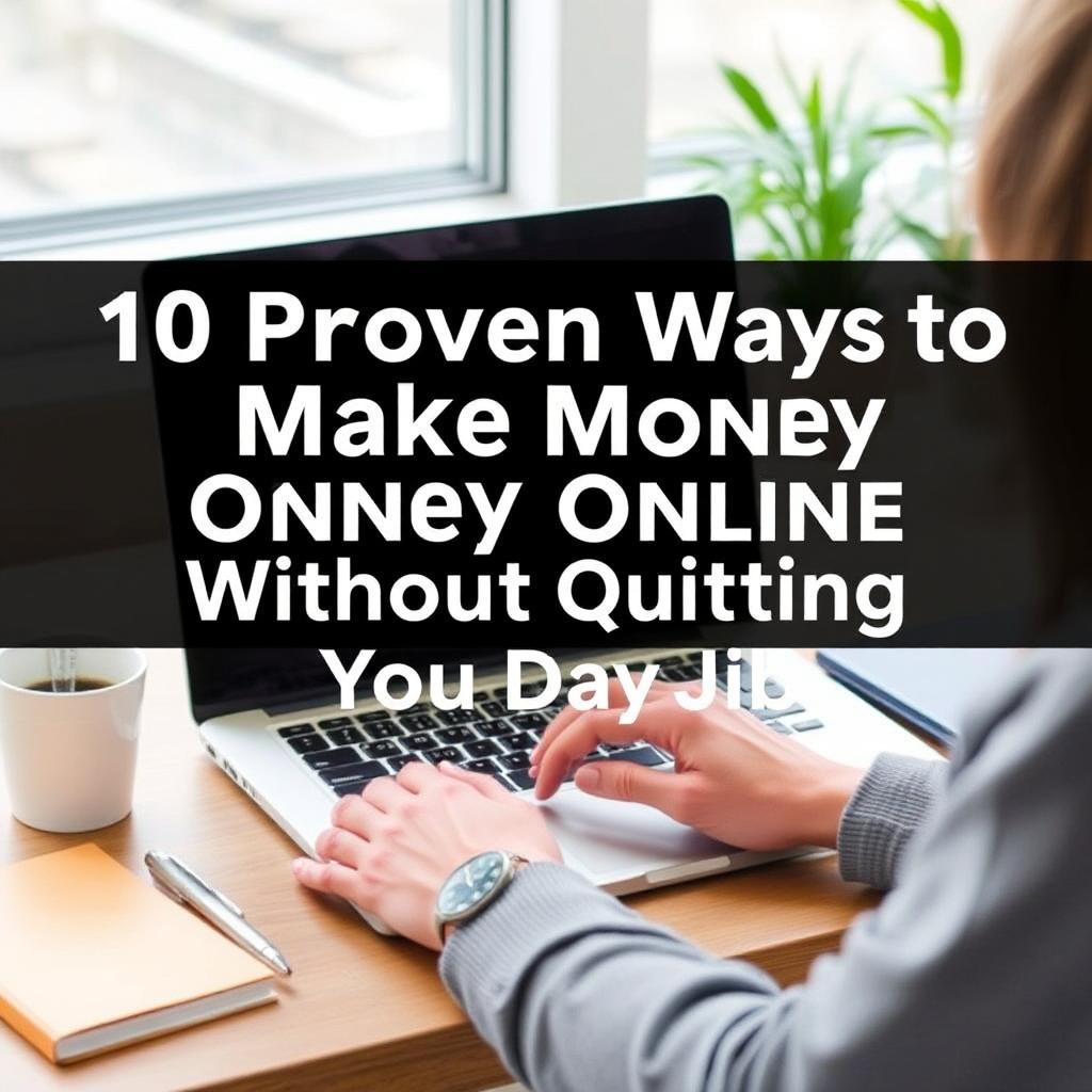 10 Proven Ways to Make Money Online Without Quitting Your Day Job