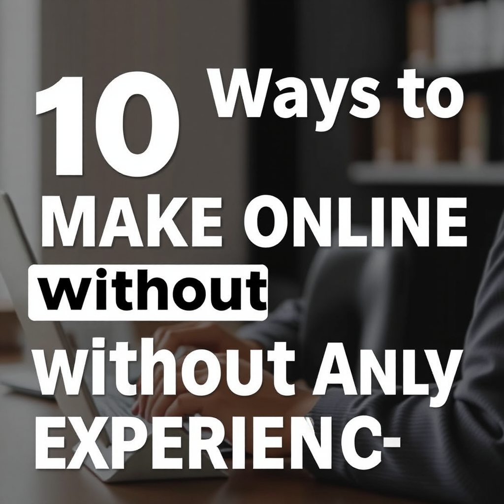 10 Ways to Make Money Online Without Any Experience