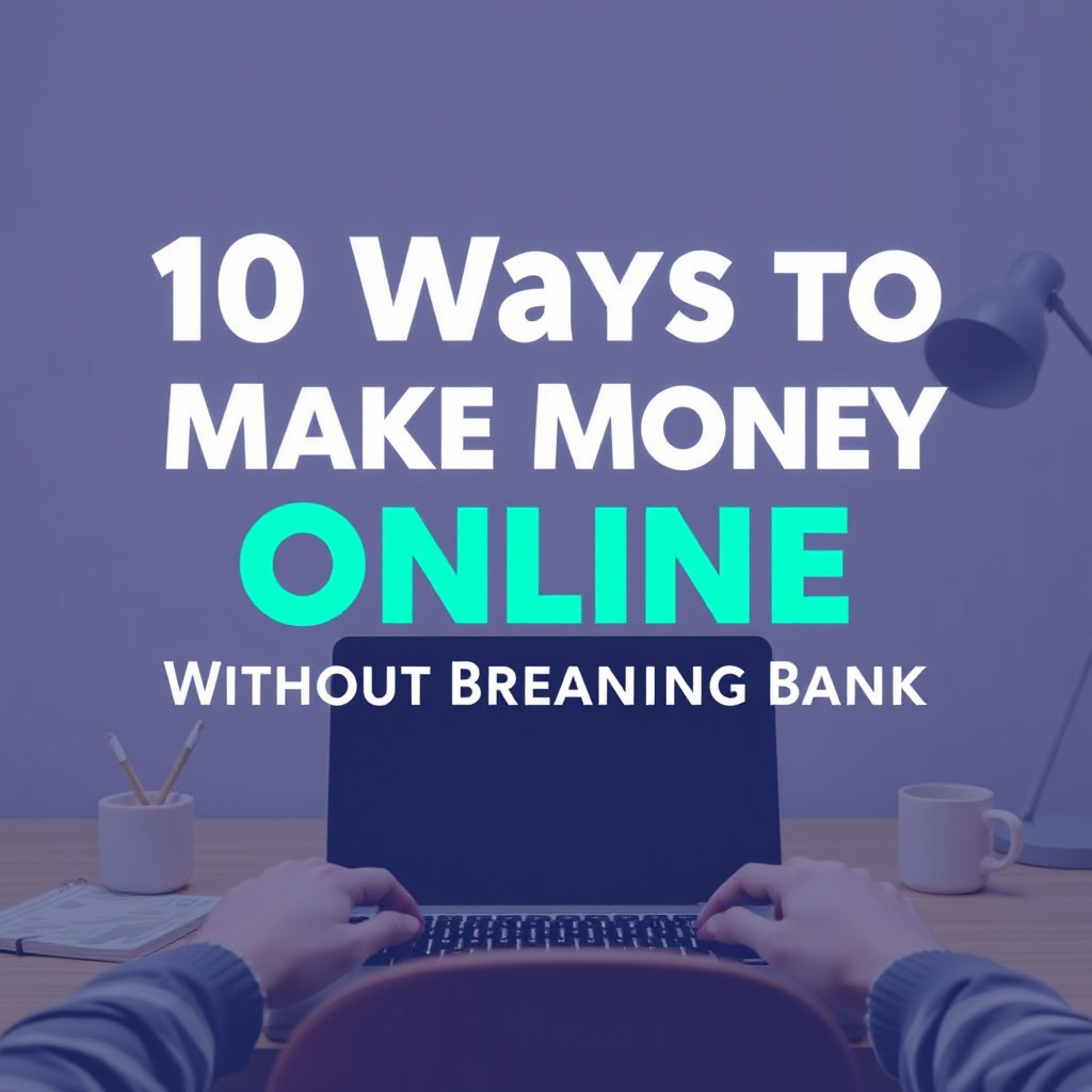 10 Ways to Make Money Online Without Breaking the Bank