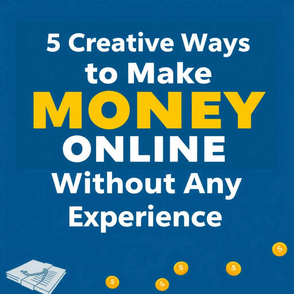 5 Creative Ways to Make Money Online Without Any Experience