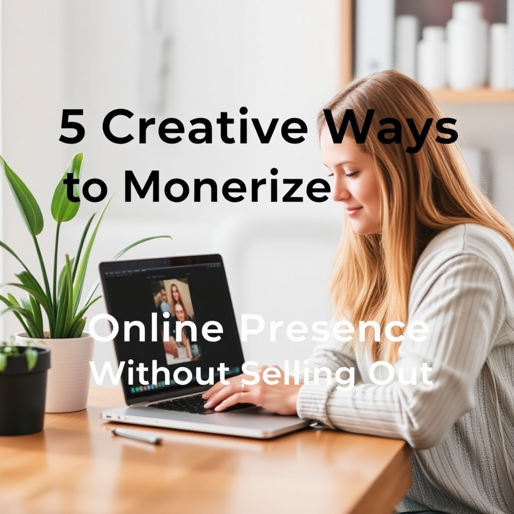 5 Creative Ways to Monetize Your Online Presence Without Selling Out