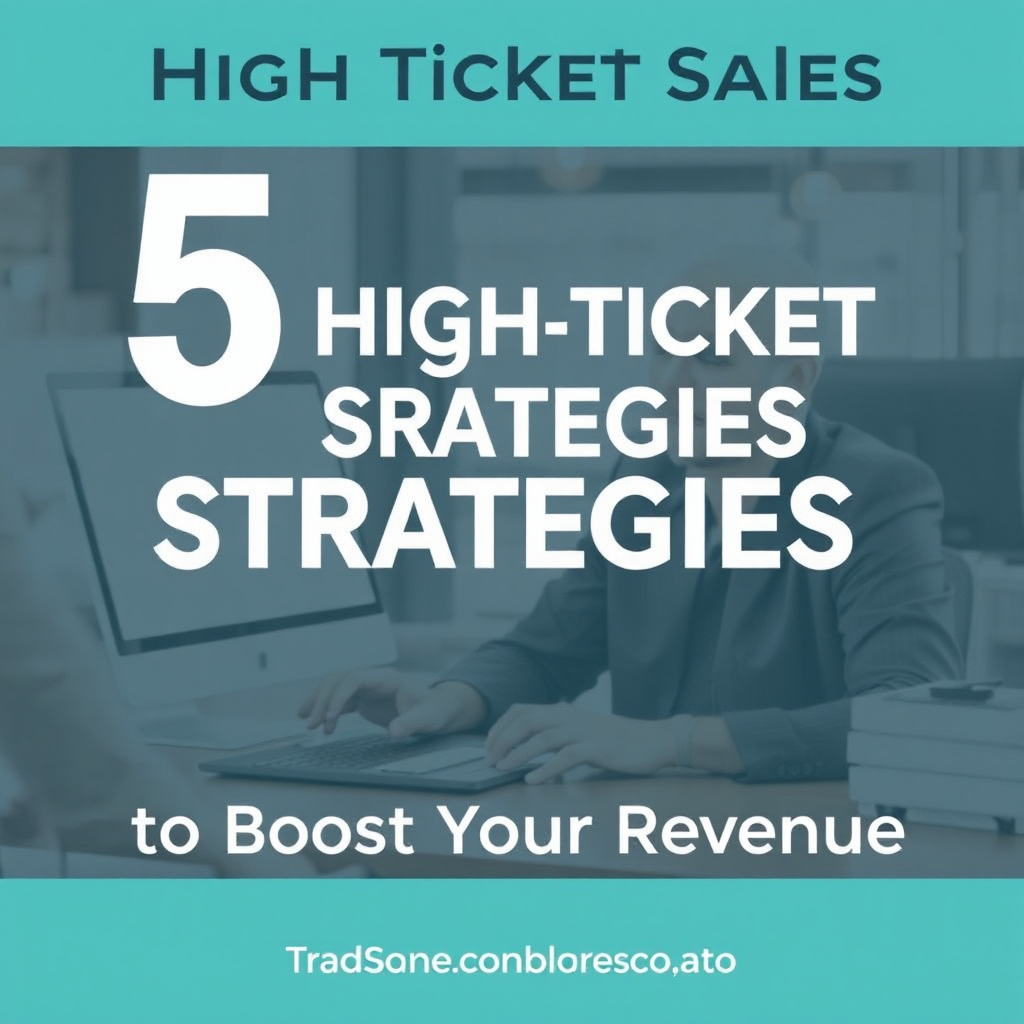 5 High-Ticket Sales Strategies to Boost Your Revenue