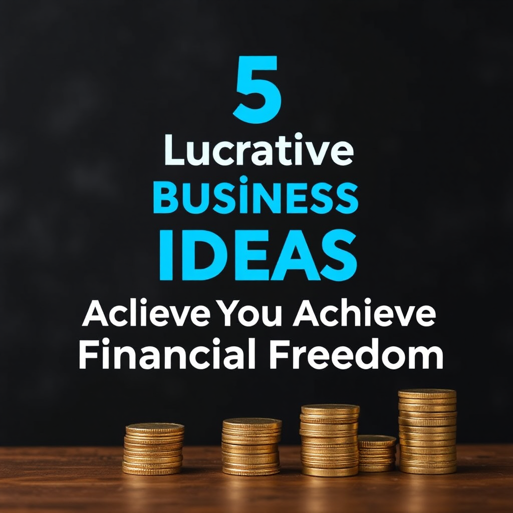 5 Lucrative Business Ideas to Help You Achieve Financial Freedom