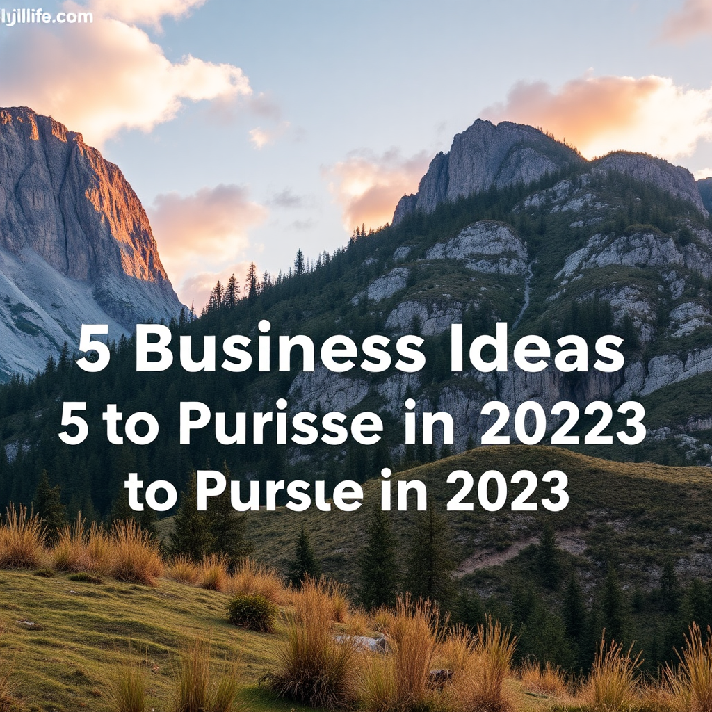 5 Lucrative Business Ideas to Pursue in 2023