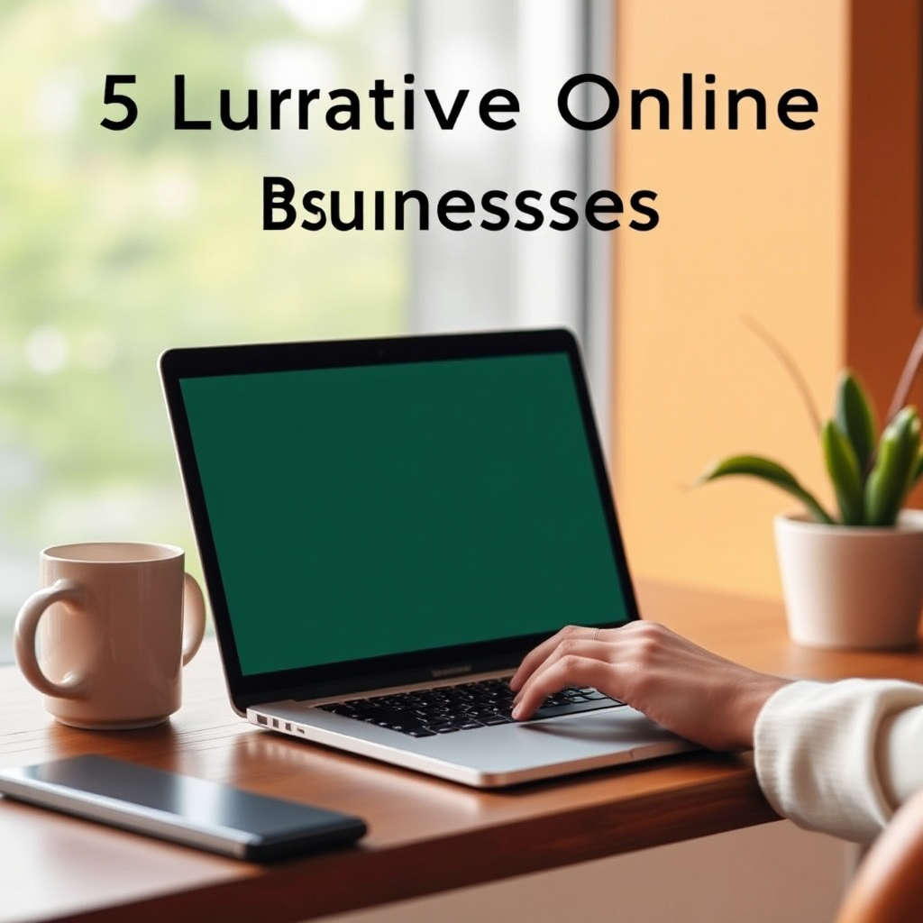 5 Lucrative Online Businesses You Can Start Today (And Why You Should)