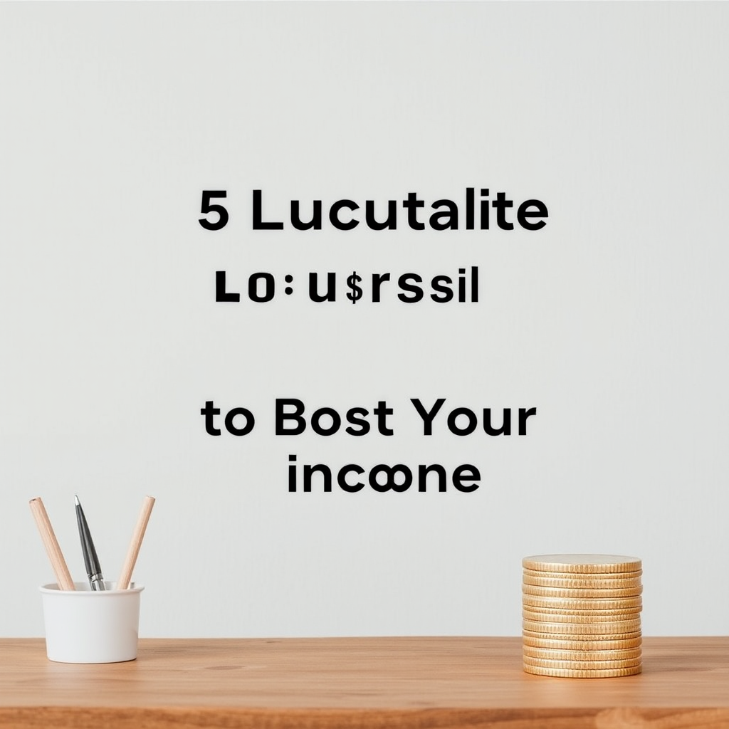 5 Lucrative Side Hustles to Boost Your Income