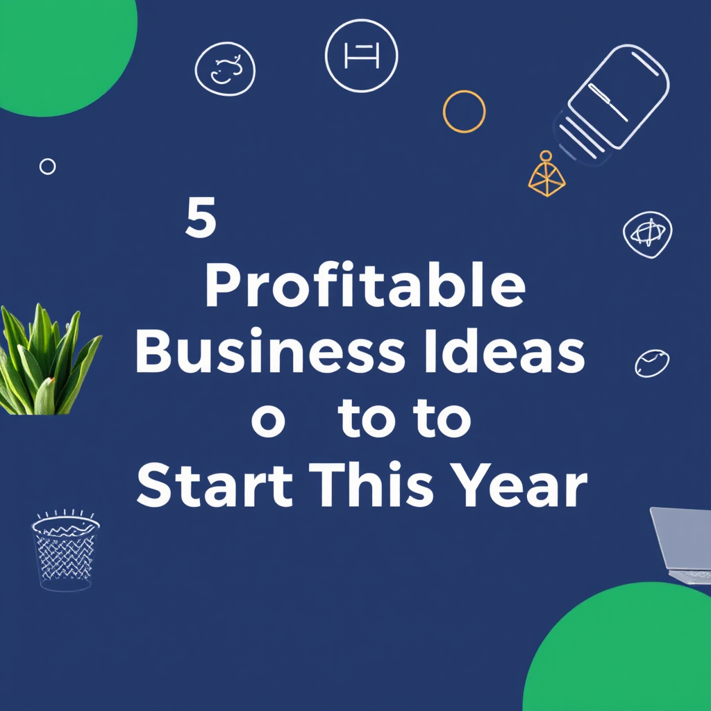 5 Profitable Business Ideas to Start This Year