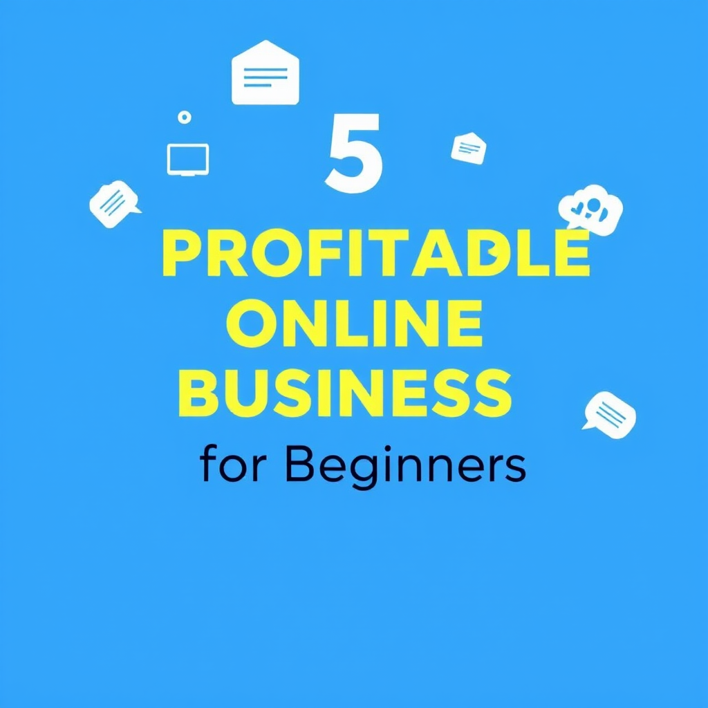 5 Profitable Online Business Ideas for Beginners