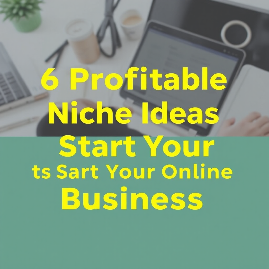 6 Profitable Niche Ideas to Start Your Online Business