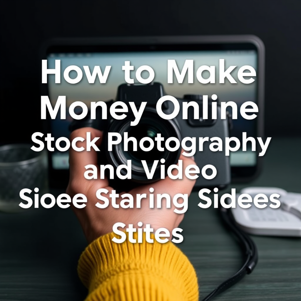 How to Make Money Online Through Stock Photography and Video Sharing Sites