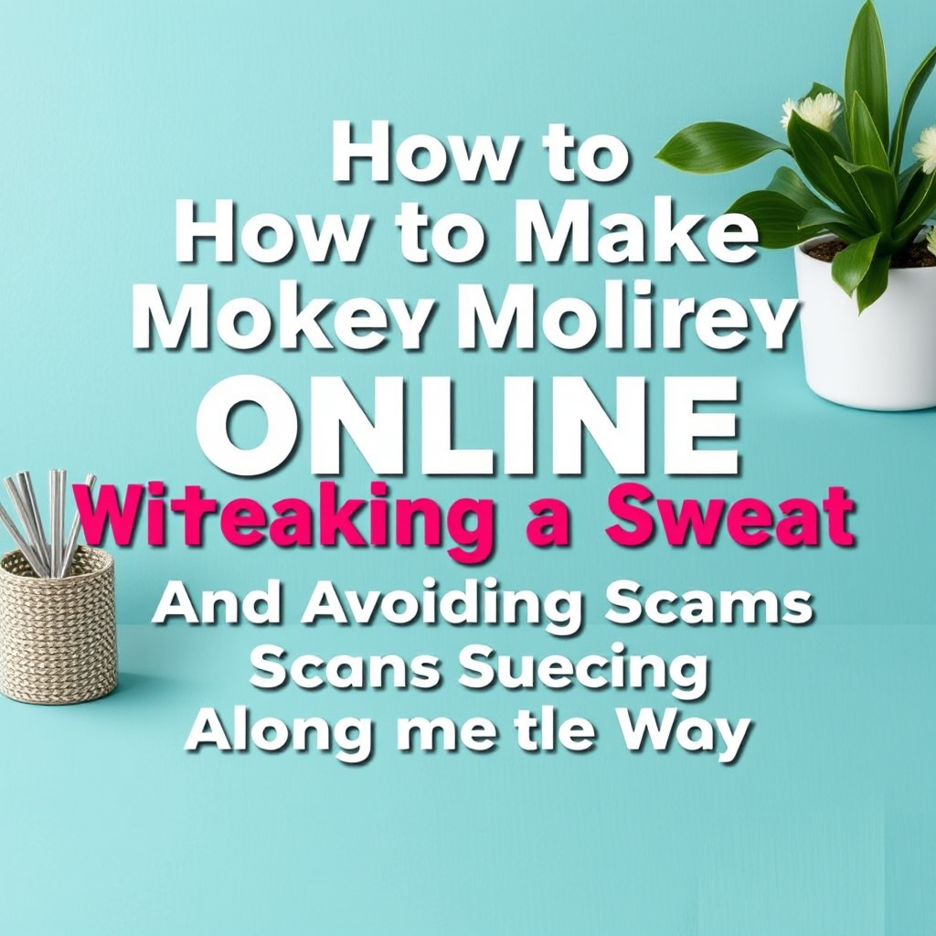 How to Make Money Online Without Breaking a Sweat (And Avoiding Scams Along the Way)