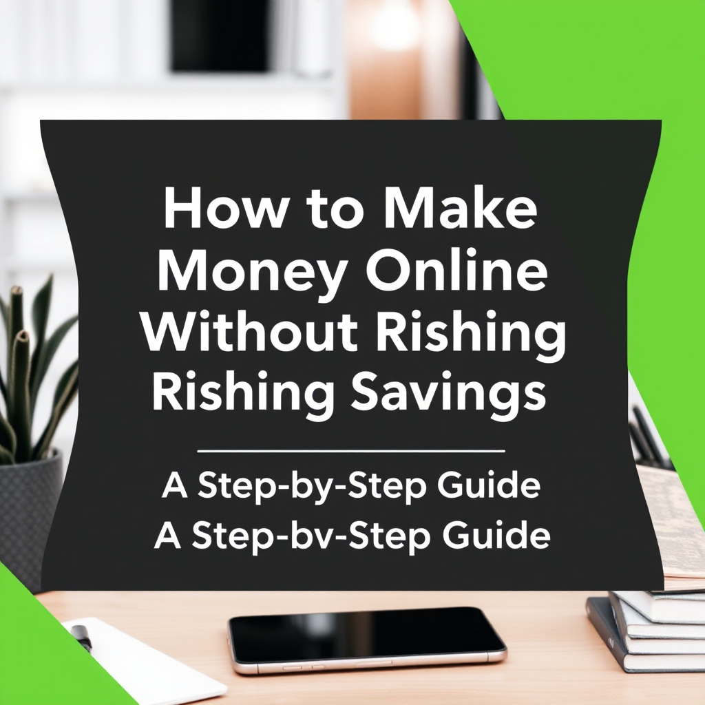 How to Make Money Online Without Risking Your Savings (A Step-by-Step Guide)