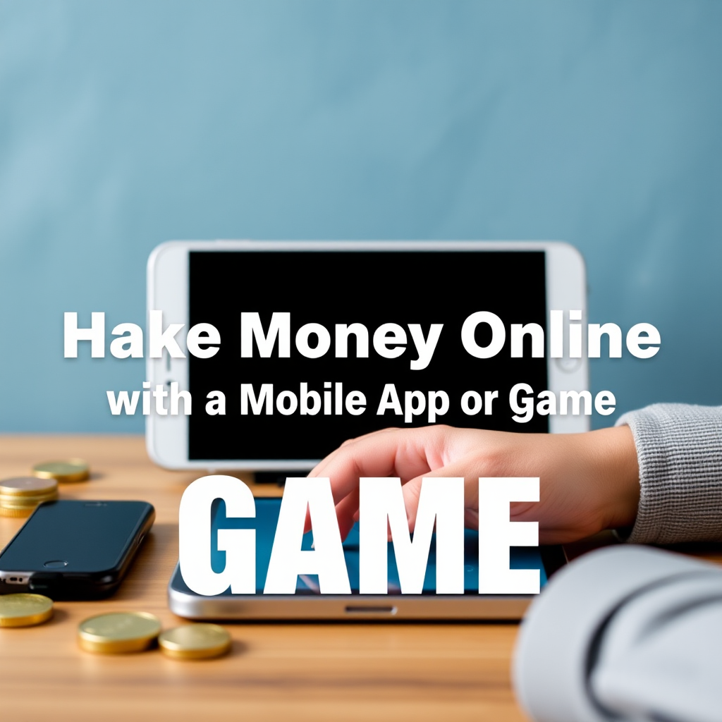 How to Make Money Online with a Mobile App or Game