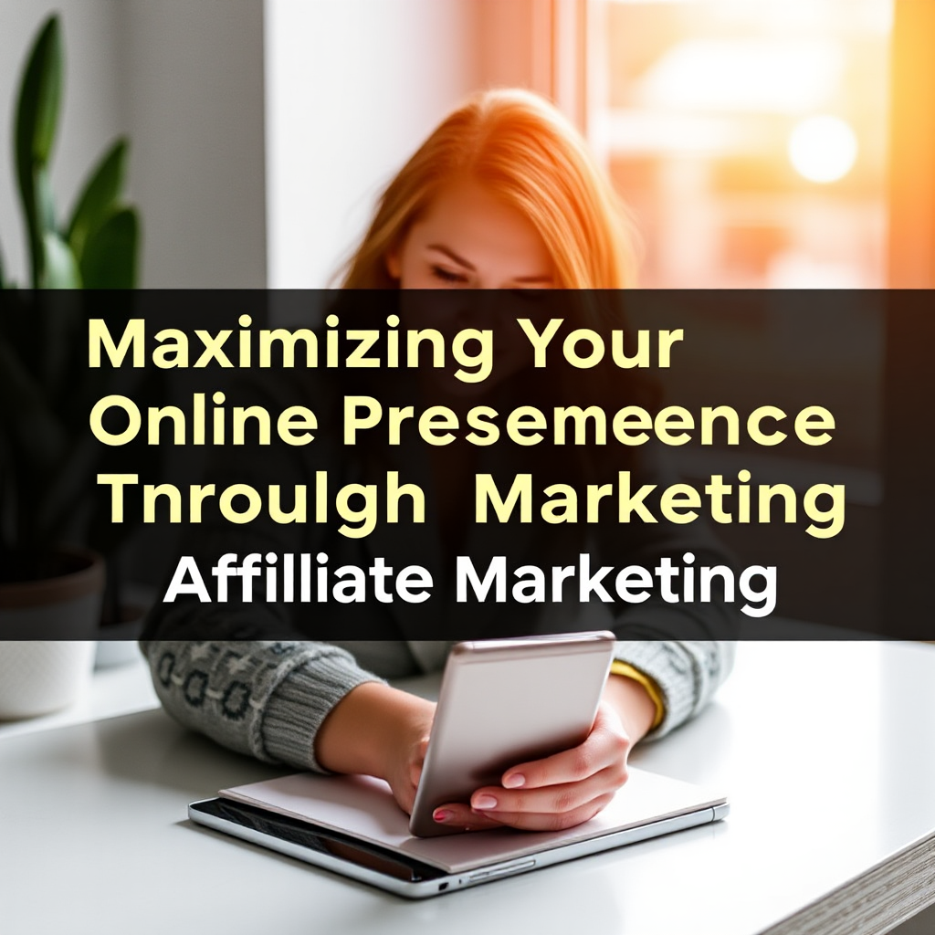 Maximizing Your Online Presence Through Affiliate Marketing