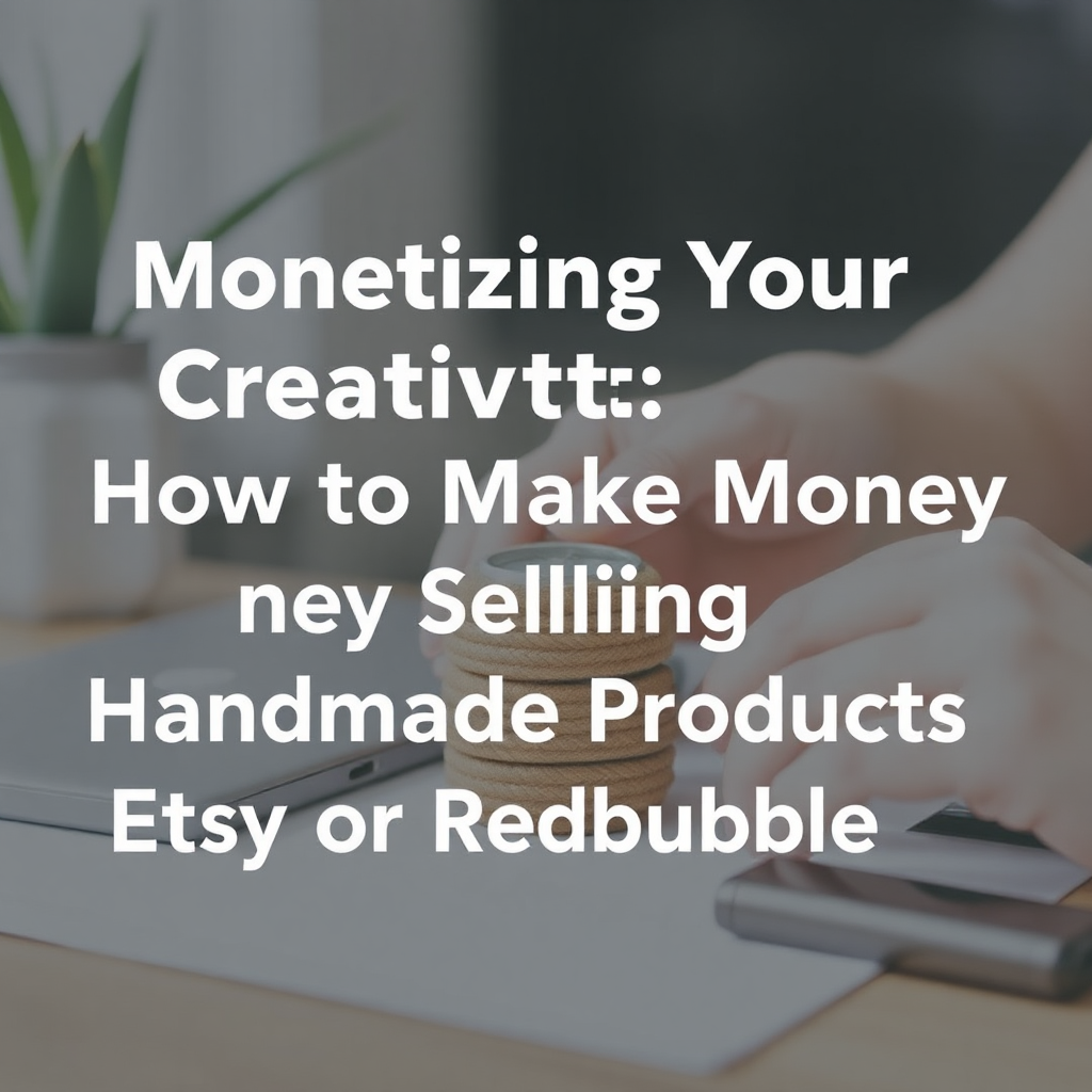 Monetizing Your Creativity: How to Make Money Selling Handmade Products on Etsy or Redbubble