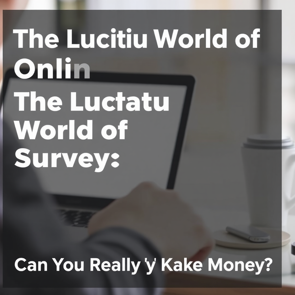 The Lucrative World of Online Surveys: Can You Really Make Money?