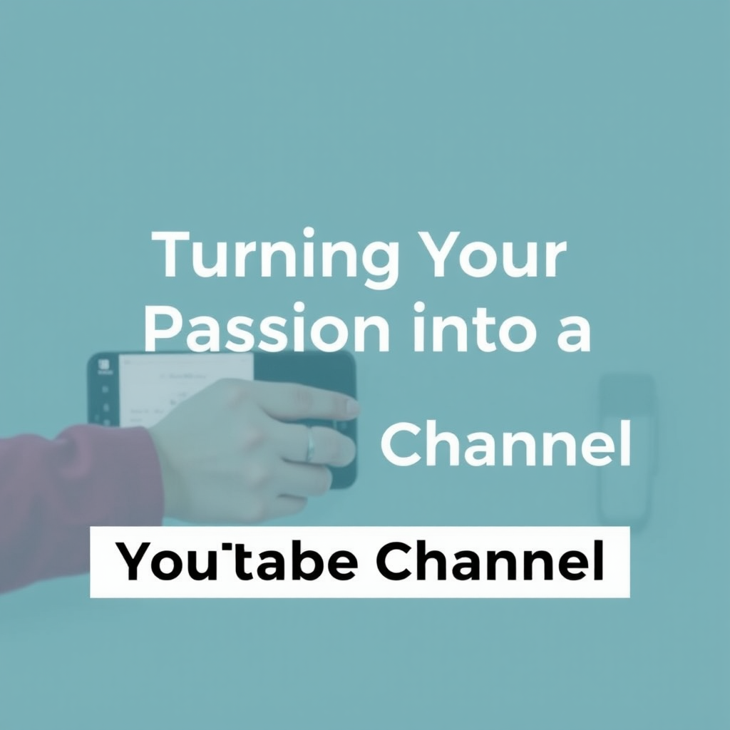 Turning Your Passion into a Profitable YouTube Channel