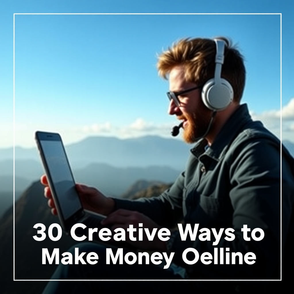 Unlocking Financial Freedom: 30 Creative Ways to Make Money Online