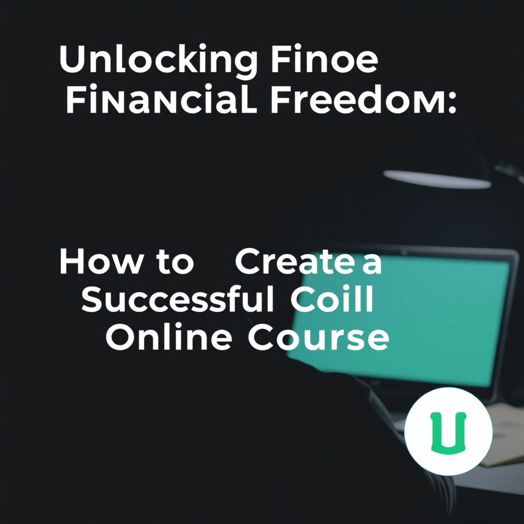 Unlocking Financial Freedom: How to Create a Successful Online Course on Udemy